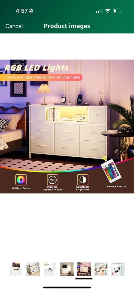 Brand new- Dresser with 8 drawers image indicator(8)