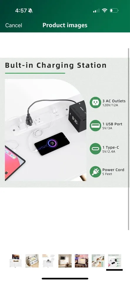 Brand new- Dresser with 8 drawers image indicator(10)