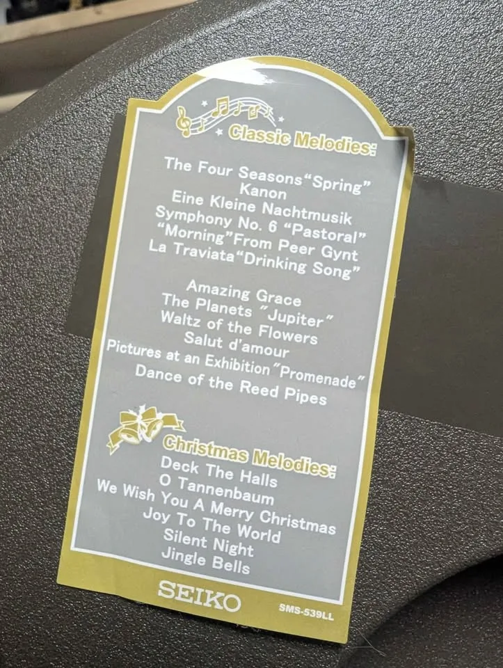 SEIKO clock image indicator(4)