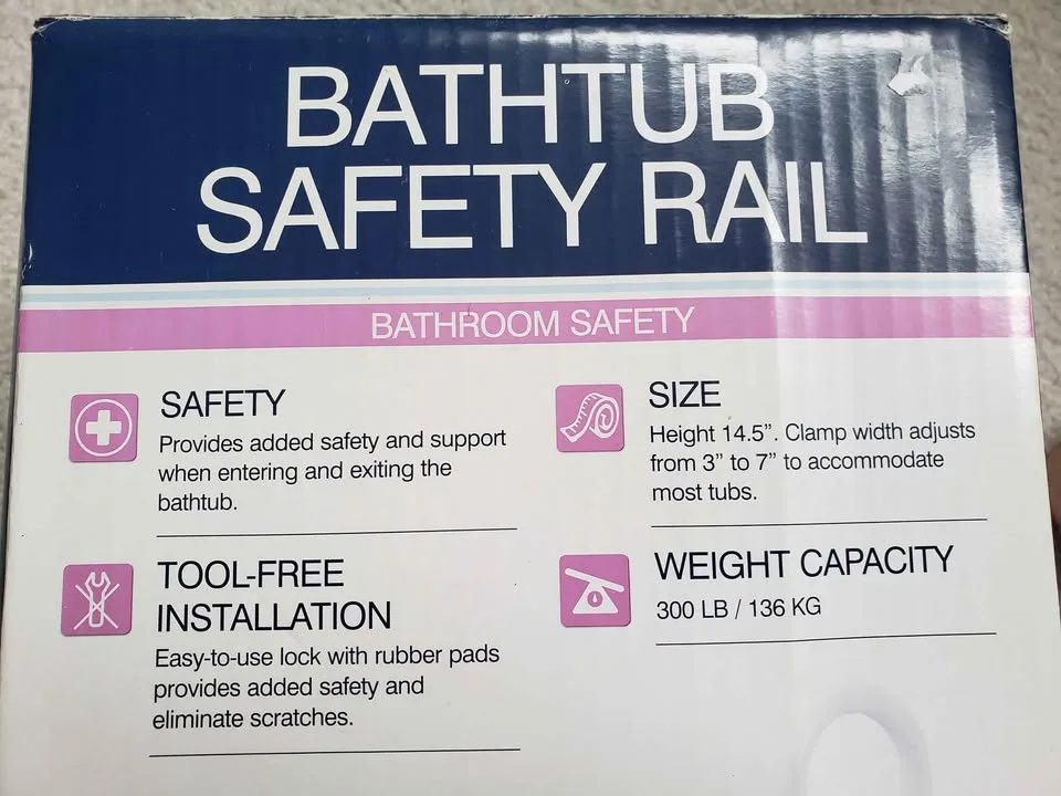 Bathtub Safety Rail image indicator(2)
