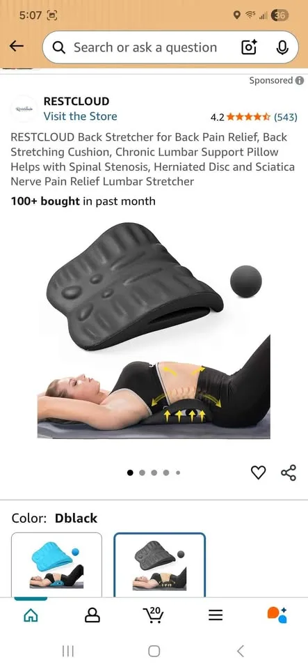 RestCloud Back Stretcher image indicator(3)