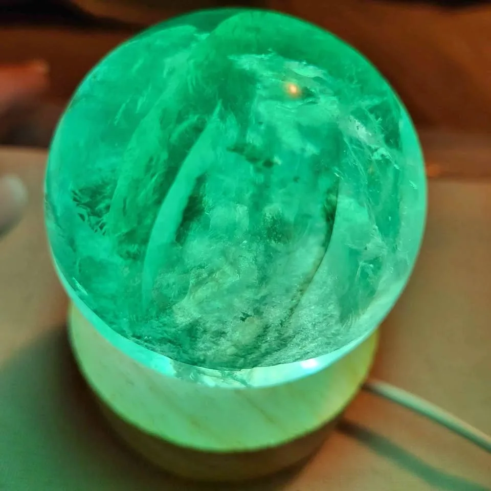 Green Fluorite Sphere - Crystal - 1 only thumbnail