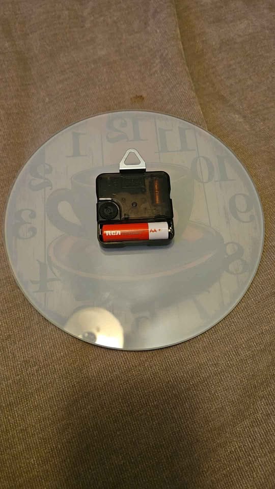 Glass Coffee Clock - photo 2
