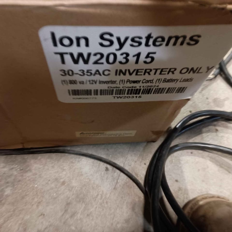 Ion Technologies 30/35AC 800 va/12 Volt Inverter Only - photo 2