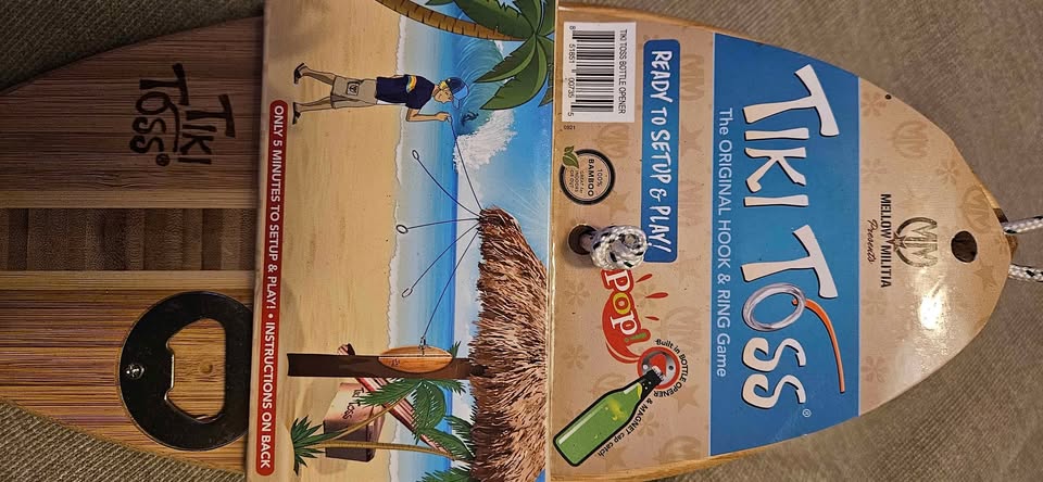 Tiki Toss Game with Bottle Opener - photo 3