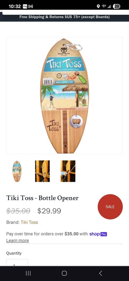Tiki Toss Game with Bottle Opener - photo 4