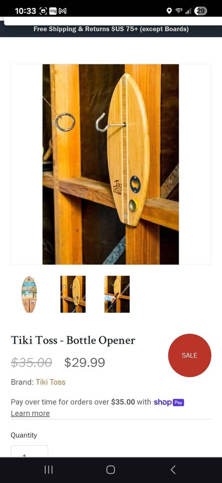 Tiki Toss Game with Bottle Opener - photo 5