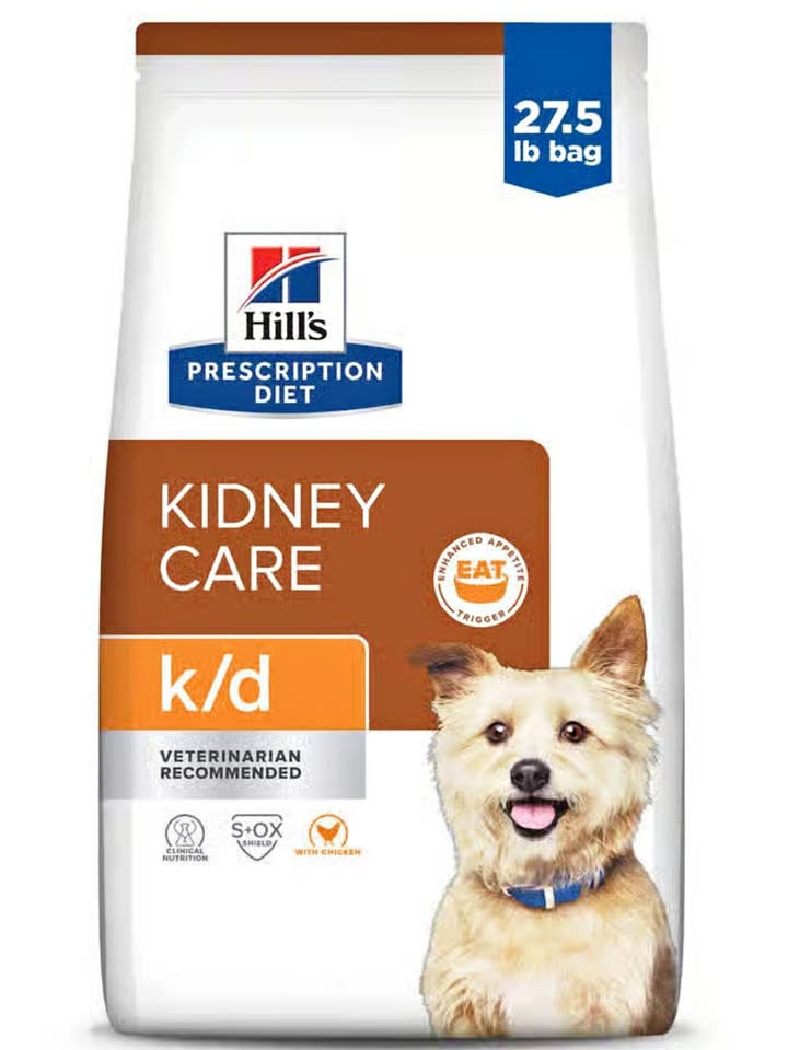 NEW 27.5 lb Hill’s Prescription Diet Kidney Care Dry Dog Food