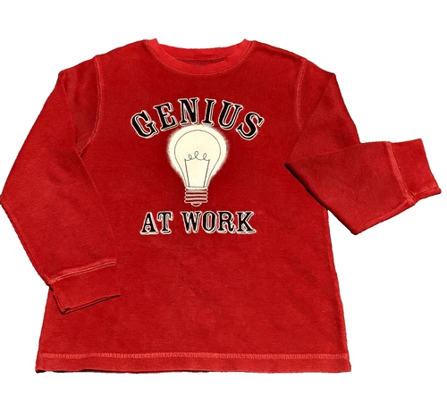 Gymboree 'Genius' Glow in the Dark Sweatshirt Boys Size 8