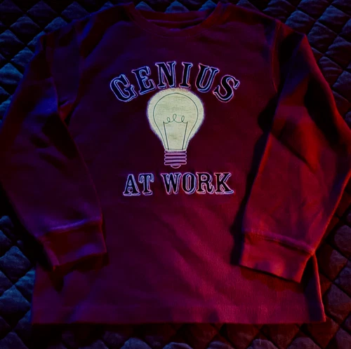 Gymboree 'Genius' Glow in the Dark Sweatshirt Boys Size 8 - photo 2
