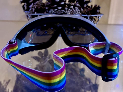 Kids' Ski & Snowboard Goggles Silver Frame Gray Lens Rainbow - photo 4