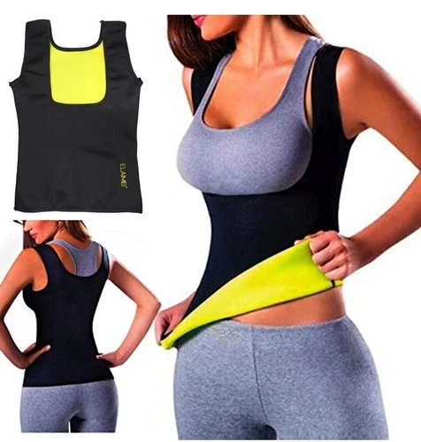 ELAIMEI Women Sweat Body Shaper Tank Top XXL
