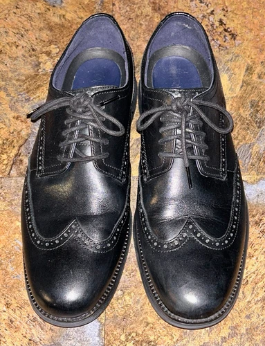 Cole Haan Wingtip Oxford Black Leather Size 11.5 - photo 3