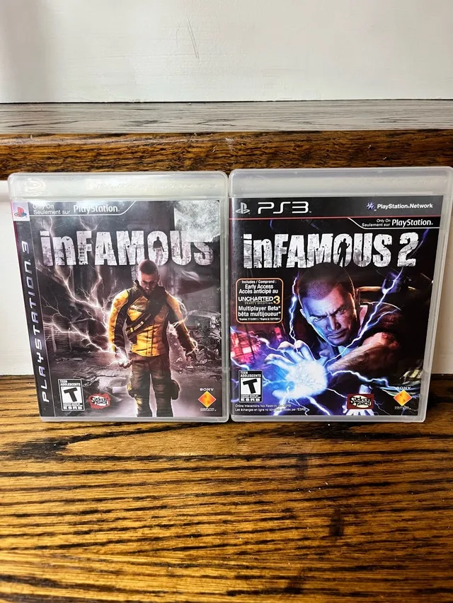 Infamous 1 and 2 PS3