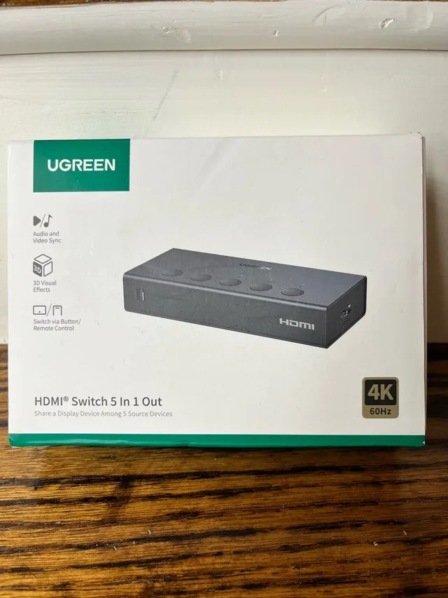 UGREEN 5 in 1 HDMI Switch 4K 60