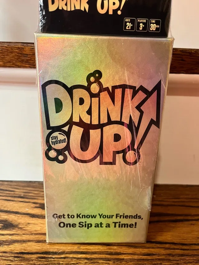 Drink Up! Party Game plus after dark expansion Brand New