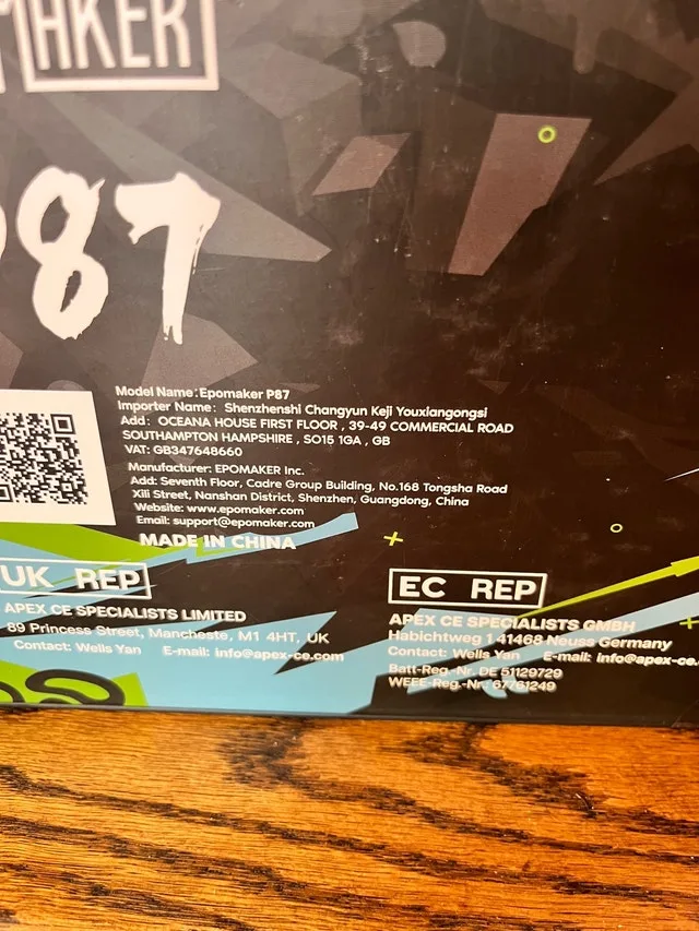 Epomaker P87 Keyboard image indicator(4)