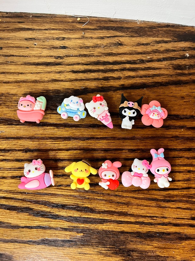 Set of 10 San Rio Hello Kitty Crocs Charms