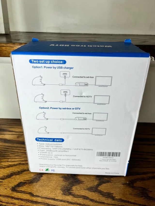 High gain digital HDTV Antenna image indicator(2)