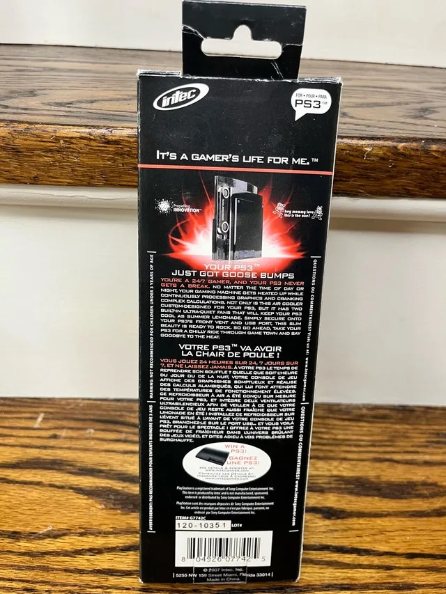 Intec PS3 Backwards Compatible Cooling fan image indicator(3)