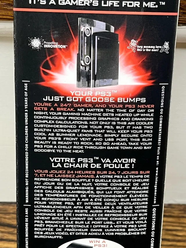 Intec PS3 Backwards Compatible Cooling fan image indicator(4)