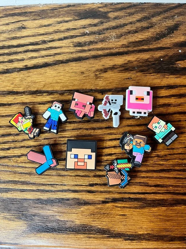 Minecraft croc jewels jibbitz