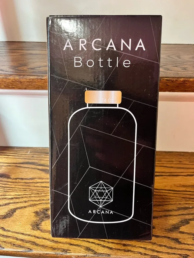 ARCANA 74oz Water Bottle With Time Markers BPA free