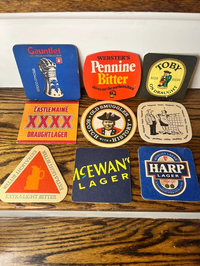 Vintage Beer Coasters