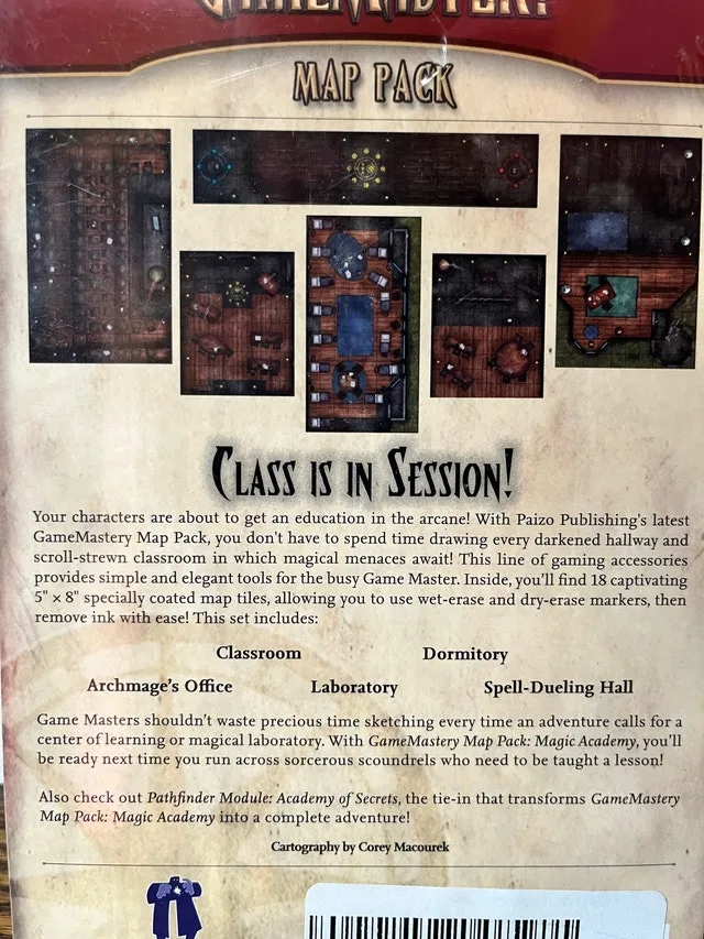 Paizo Game Mastery Map Pack Magic Academy image indicator(3)