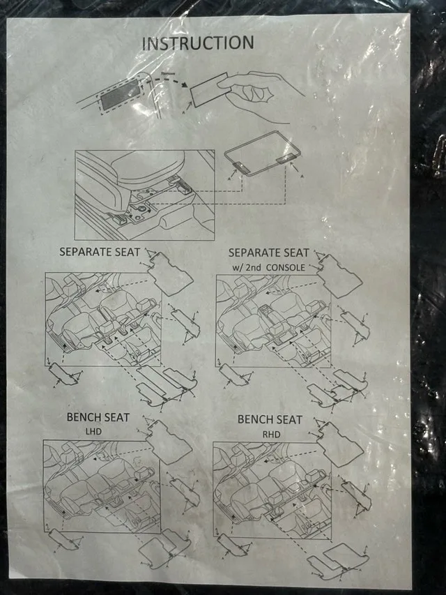 Mazda CX9 floor mates image indicator(2)