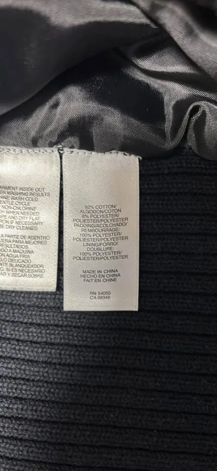 Jacket. Small fits larger. Jacket. image indicator(3)