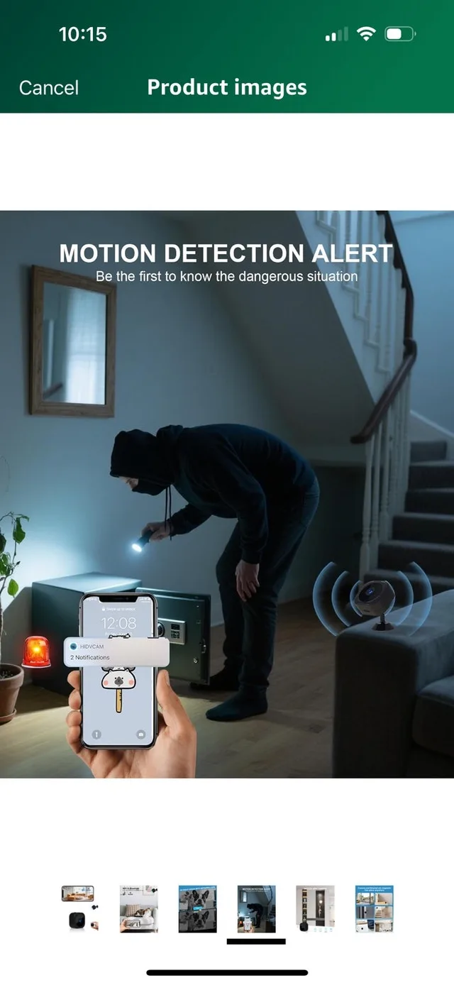 Mini Security Camera image indicator(5)