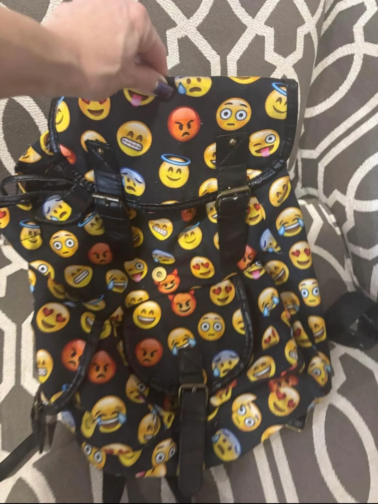 Emoji Print Backpack image indicator(3)