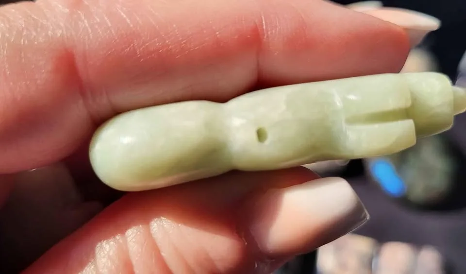 Jade Zuni Bear Beads - 3 available image indicator(2)