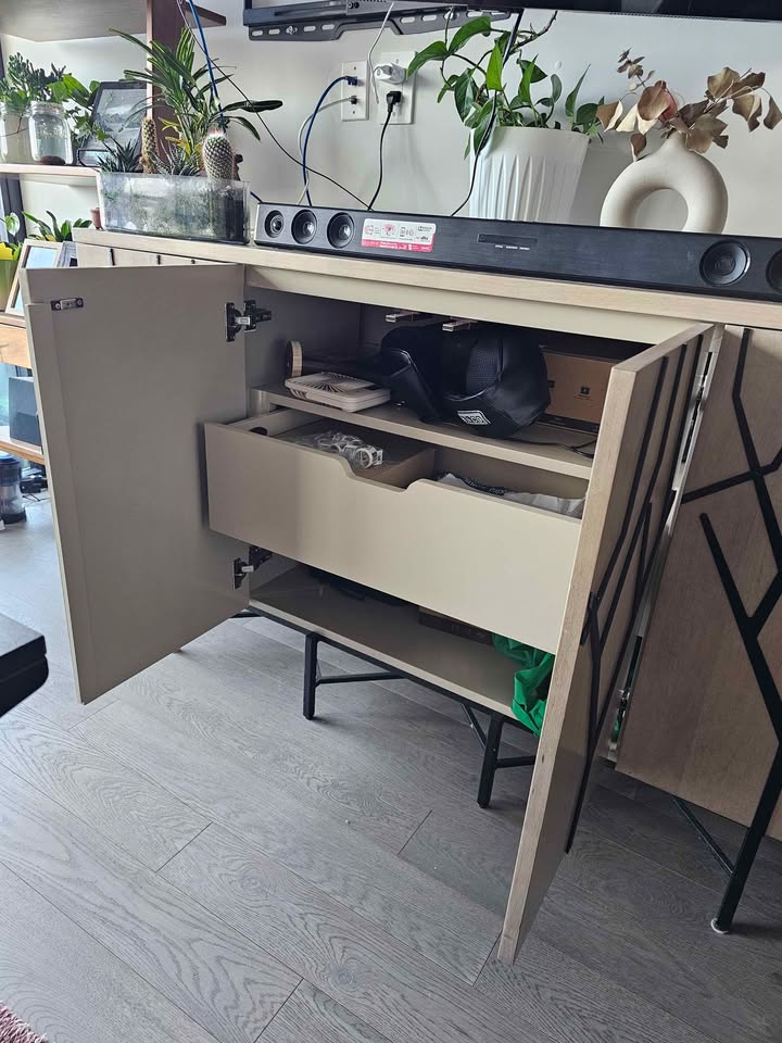 Melange 64.75" W TV Stand - Media Console Table - photo 4