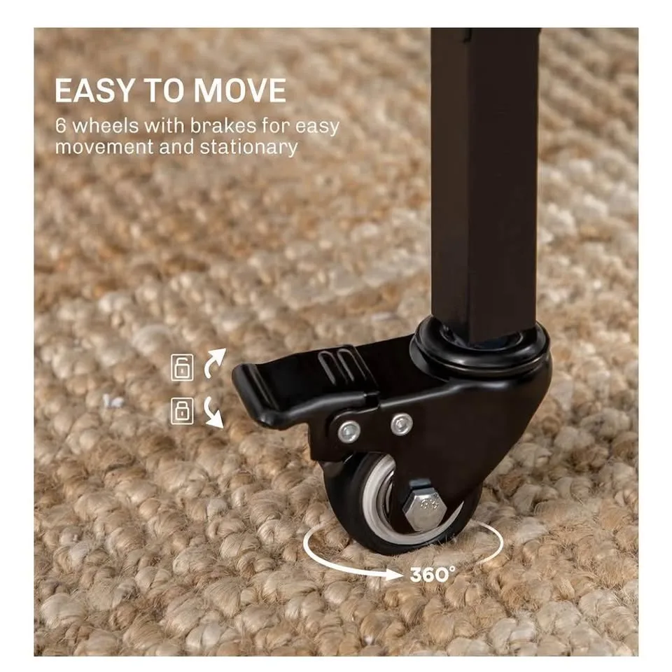 51" Folding Dining Table for 6 - Rustic image indicator(6)