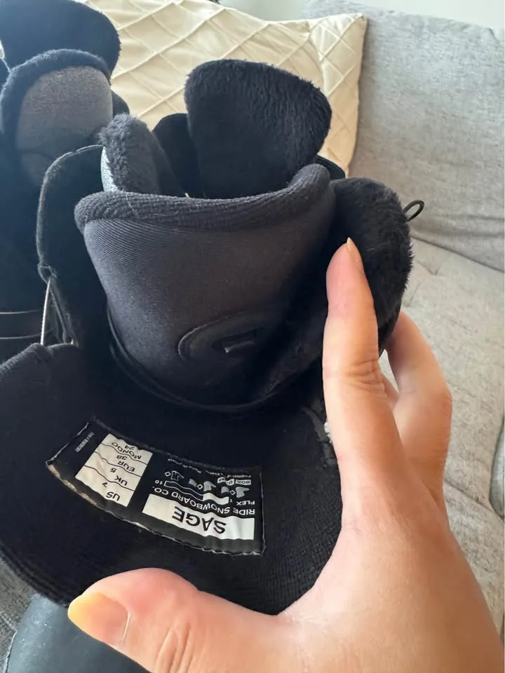 Ride Women’s Snowboard Boots Size 7 (Broken laces but repairable image indicator(2)