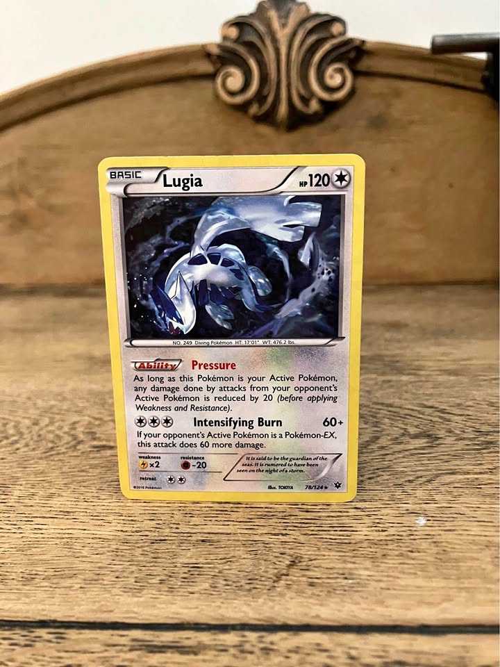 Lugia Regular 78/124 XY Fates Collide 2016 Pokemon TCG