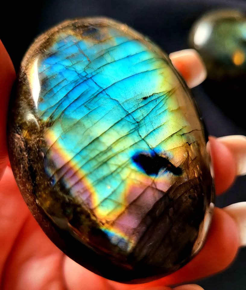 CRYSTALS - Labradorite Palms - High quality - - photo 4