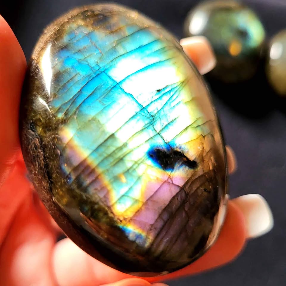 CRYSTALS - Labradorite Palms - High quality - - photo 5