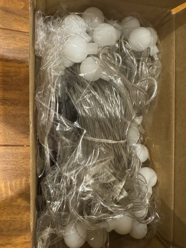 Globe String Lights 59 Ft 100 LED Fairy Lights image indicator(2)