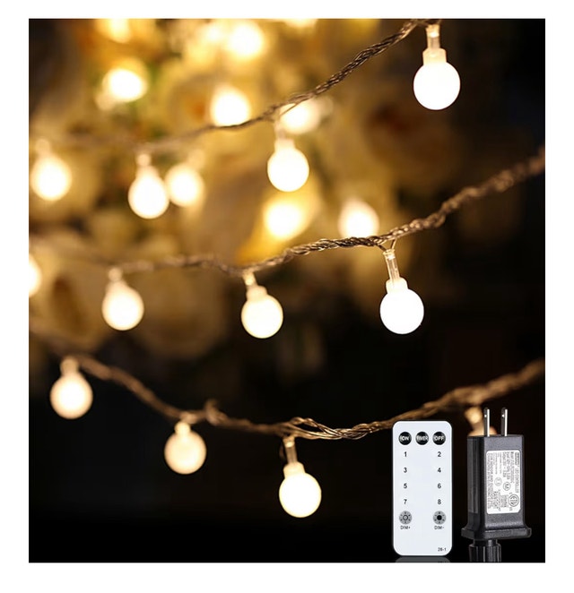 Globe String Lights 59 Ft 100 LED Fairy Lights - photo 3