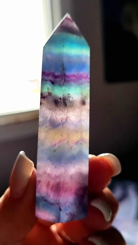 Crystals - Fluorite Towers - Many Colors image indicator(10)