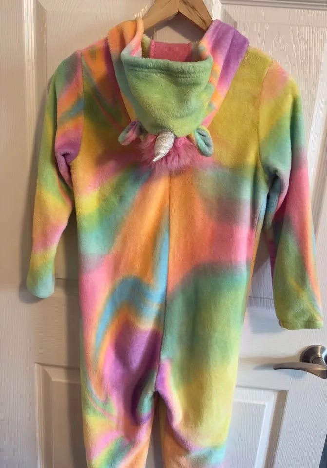 Girls H&M Fleece Unicorn Onesie image indicator(4)
