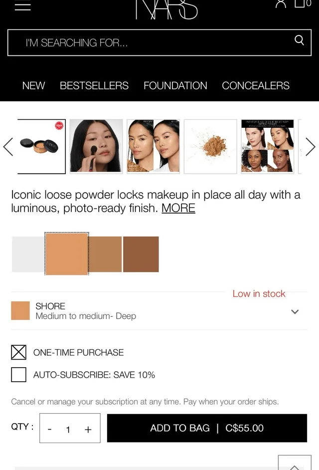 NARS Light Reflecting Setting Powder image indicator(2)