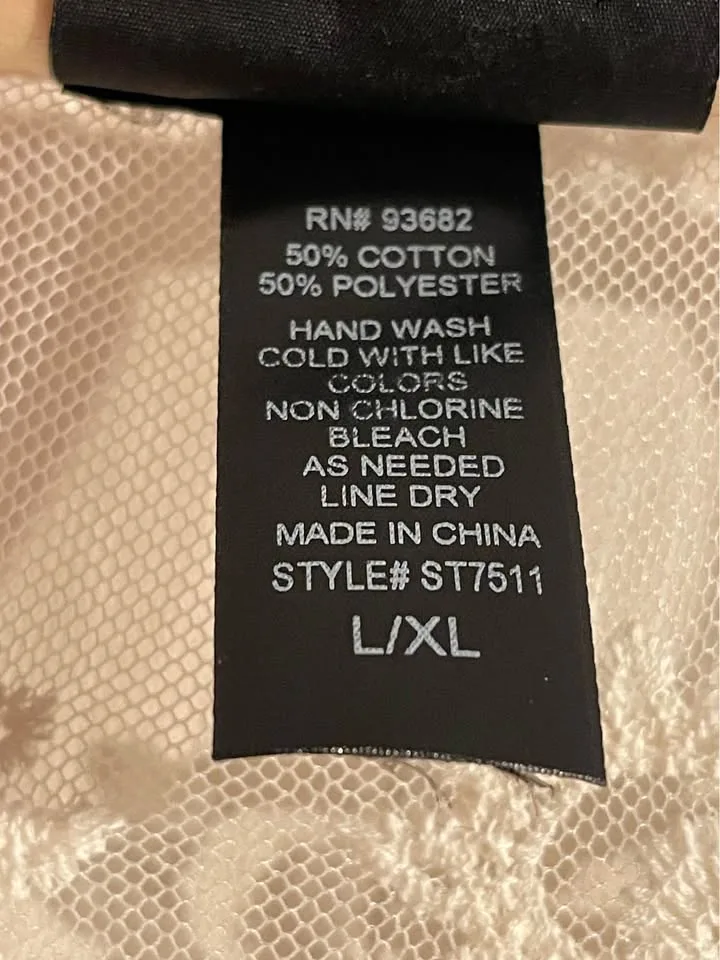 Liv Los Angeles Embroidered Mesh Duster Midi Vest size L/XL image indicator(10)