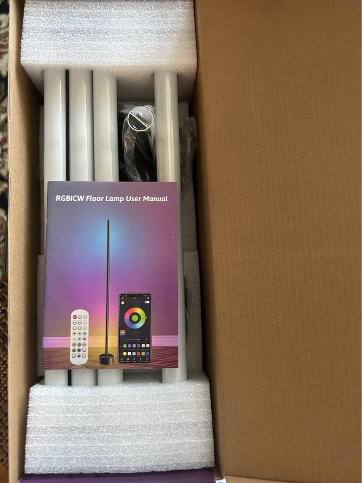 RGBICW Smart Floor Lamp – Brand New - photo 2