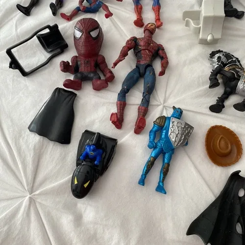 Various Batman And Spider-Man Figures, Action Figures, Toys, Acc image indicator(9)