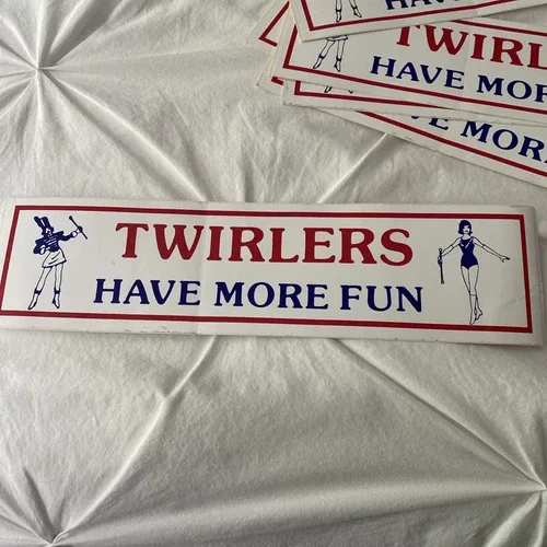 Vintage Baton Twirling Bumper Stickers image indicator(2)