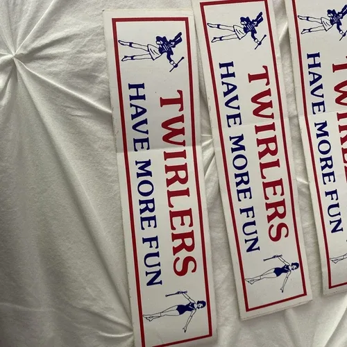 Vintage Baton Twirling Bumper Stickers image indicator(9)